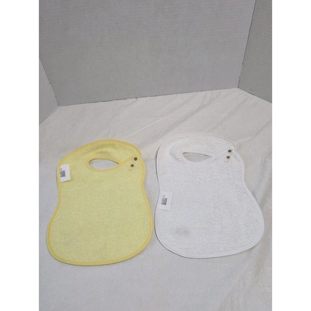 Two VTG NWOT Dee Givens and Co Baby Bibs Embordered Cats & Duck